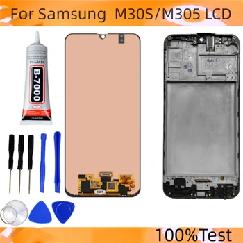 100% тест за Samsung Galaxy M30S Сензорен Дисплей За Samsung M30S екран Дигитайзер Панел в събирането на Замяна 2019 M30S LCD