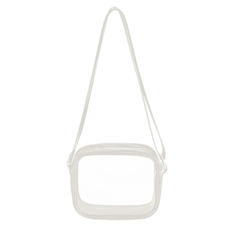 Прозрачни водоустойчива чанта през рамо за летни пътувания унисекс, плажен комплект портфейл за монети Изображение 3