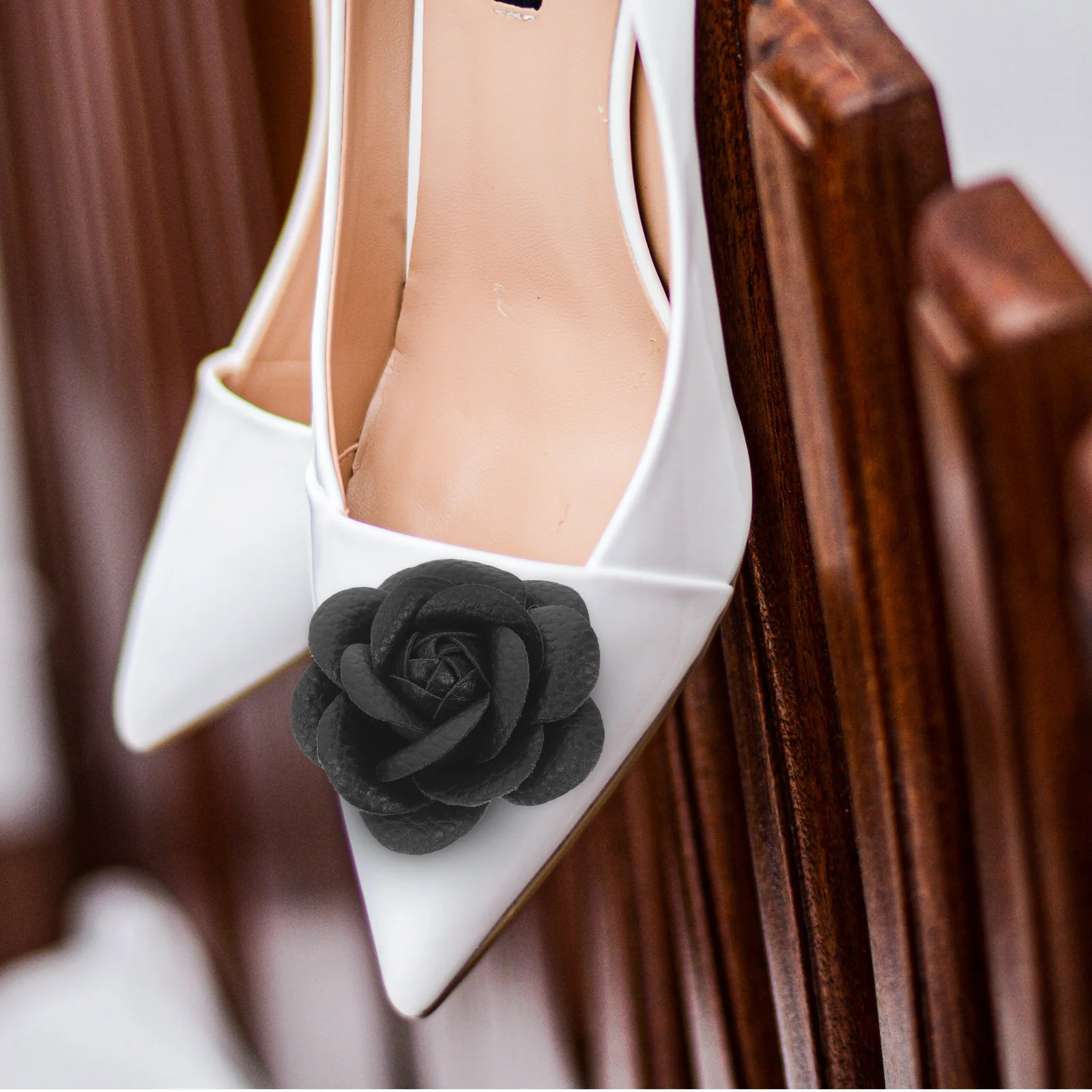 Скоби за обувки-Булчински обувки на висок ток цветята Аксесоари Обувки за украса на булката Дамски бижута Изображение 1