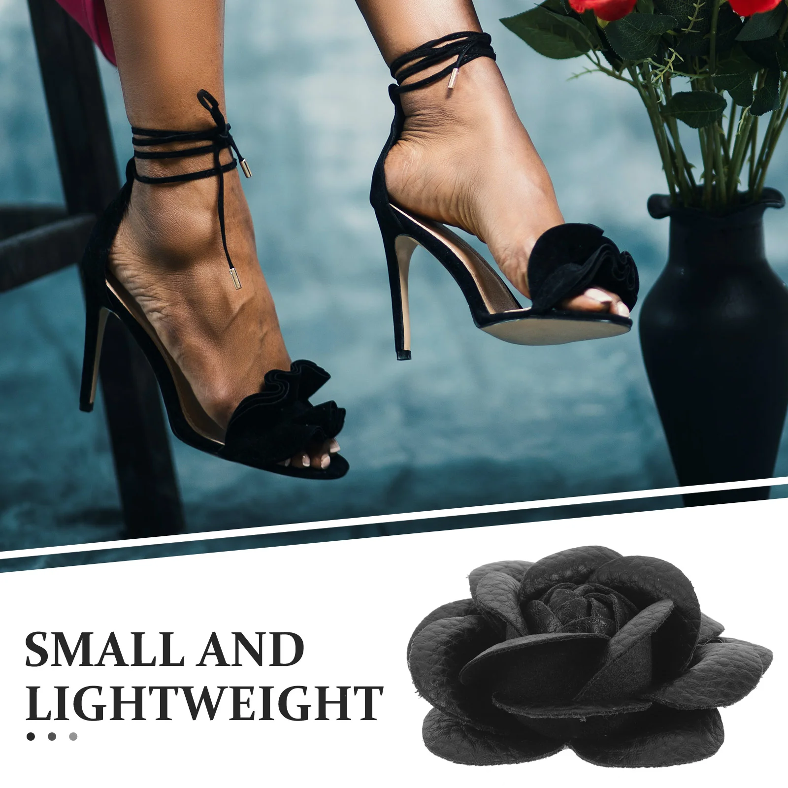 Скоби за обувки-Булчински обувки на висок ток цветята Аксесоари Обувки за украса на булката Дамски бижута Изображение 5