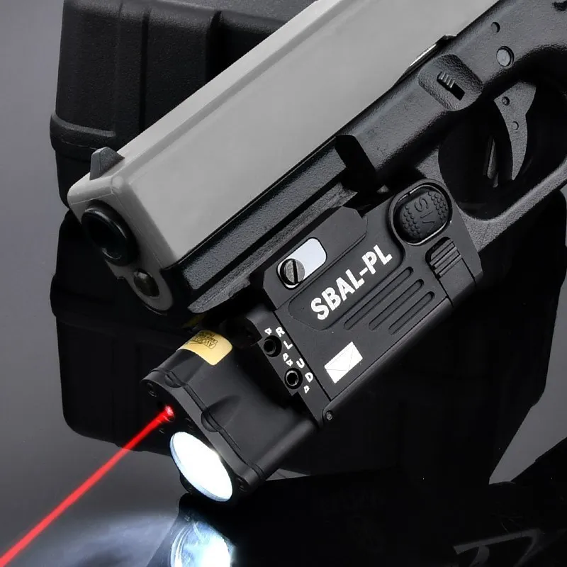 WADSN Tactical SBAL PL червено-зелената точка, лазерен мерник, ефекта на светлинни фенерче, пистолет, окачен разузнавач, led лампа за страйкбольного ловно оръжие. Изображение 1