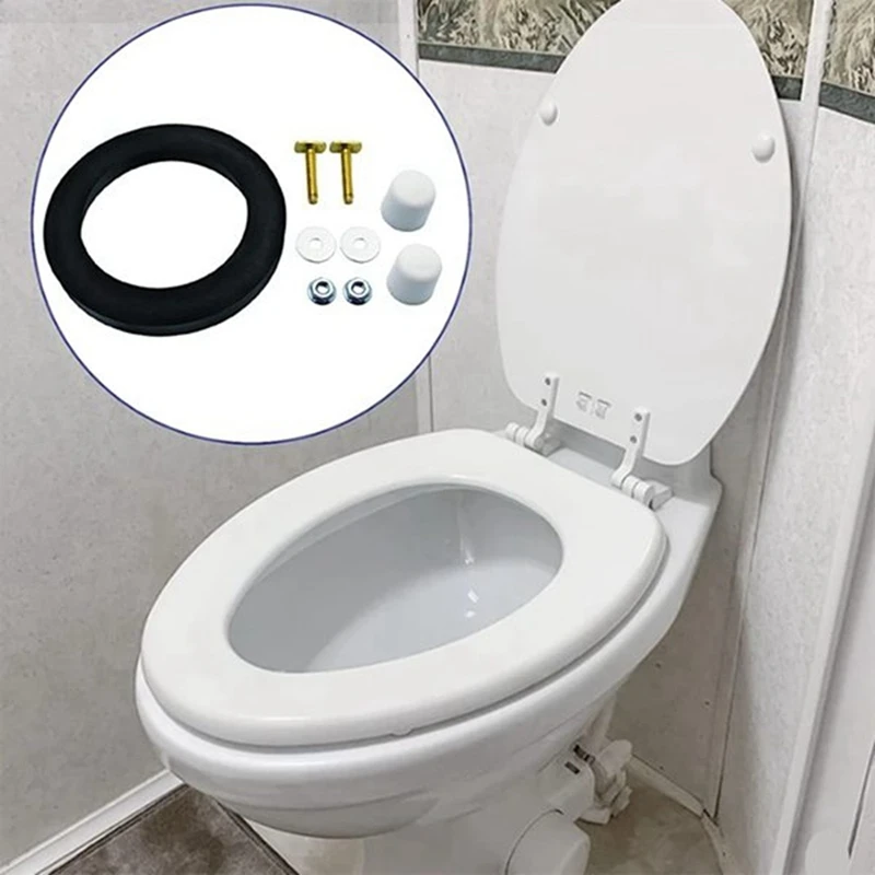 385345892+385311652+385311658 3-- инчов Монтажна база за тоалетна DOMETIC RV Комплект уплътнения за тоалетна резервни Части за подмяна на тоалетни Изображение 0