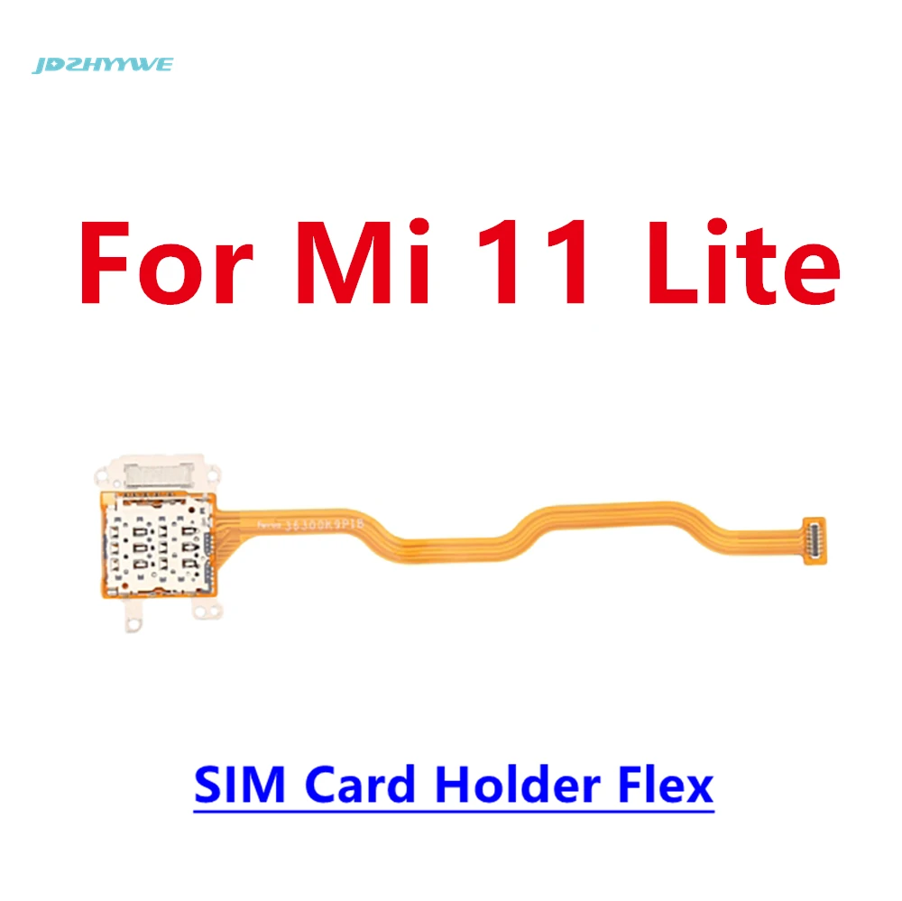 За Xiaomi Mi 11 Lite 5G USB Порт За Зареждане на Заплащане на Дисплея Гъвкав Кабел Конектор На Дънната платка Mi11 Lite Гнездо на Притежателя на СИМ-карти Изображение 1
