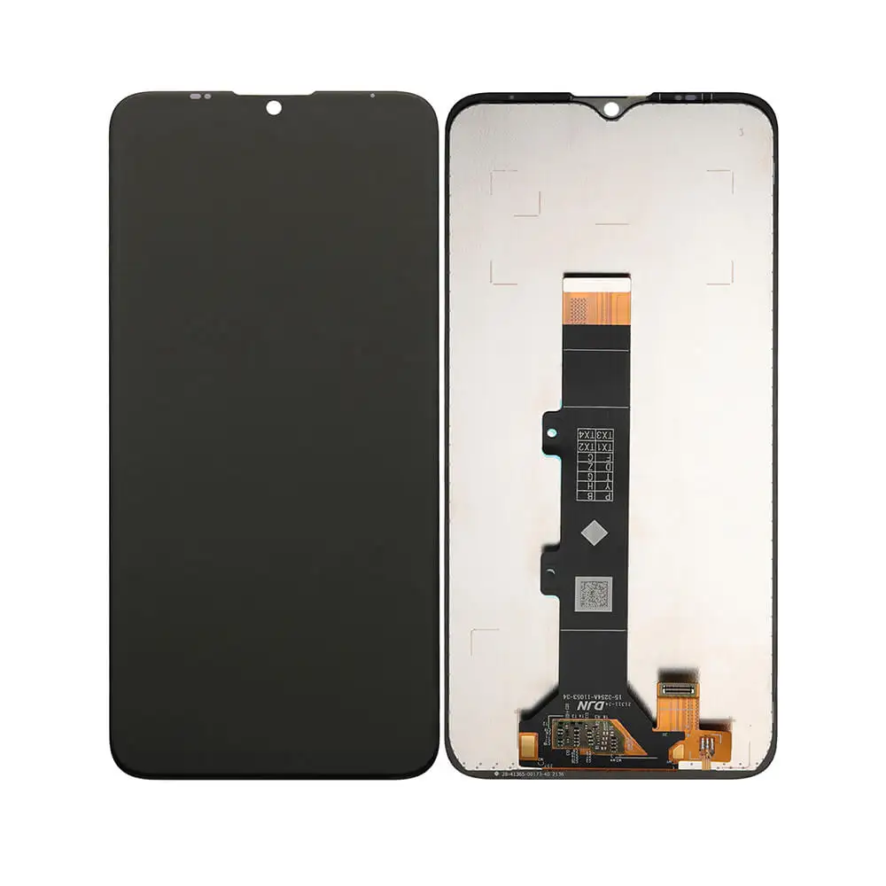 Teevo LCD за Motorola E20 Экранный дисплей и цифров преобразувател с докосване на екрана Черен Изображение 1