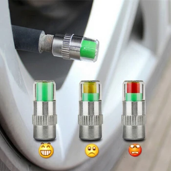2 елемента Индикатор на налягането в автомобилните гуми, индикатор за манометър в гумите, контрол на сигнал, датчик на капака на клапаните, тестване взривозащитени гуми