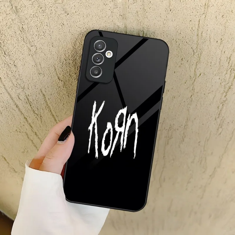 Калъф за телефон Korn Heavy Jonathan Davis за Samsung S30 S22 S23 S21 S20 Fe S10 E S9 Note 20 10 Pro Ultra Plus с прозрачно покритие 5G Изображение 4