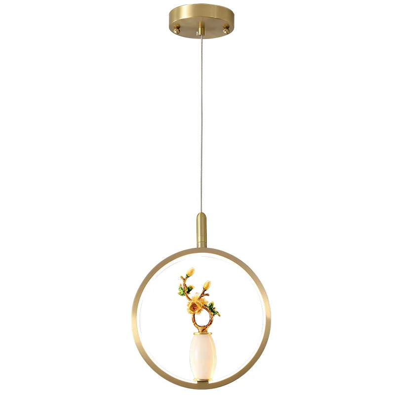 Съвременен Творчески Окачен лампа във формата на Нефритовой Тиква във формата на Вази за спални за домашен кабинет Изображение 4