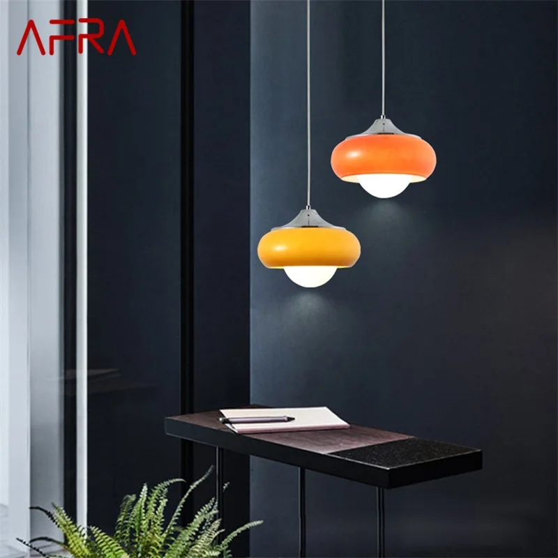Окачен лампа AFRA в ретро стил, Творчески Дизайн, Led Декоративна лампа за дома, ресторанта, спални, бар Изображение 0