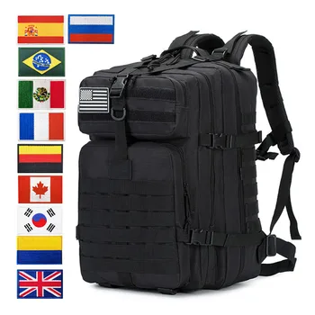 50Л/30Л Военен мъжки Черен Питон TacticalMOLLE 3P Тактически пакет Пътна чанта туризъм и Къмпинг, Лов и Риболов Чанти Директен доставка