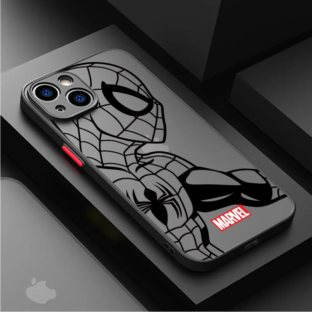 Калъф Marvel Spider man groot за iPhone 14 XS Plus Max 12 Mini Pro 15 Max 7 8 Plus 13 XR X 11 Pro с Мека Матова Основа Изображение 4