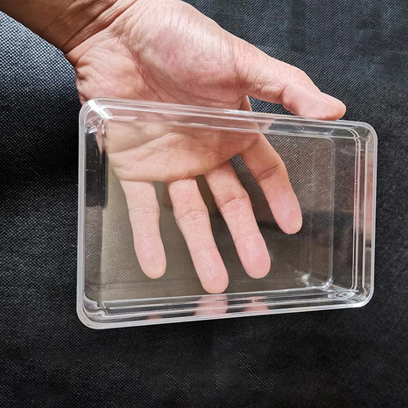 1БР Прозрачни Кутии за Сватбени Подаръци и подаръци Cube Преносим Контейнер-органайзер кутия за съхранение Изображение 0