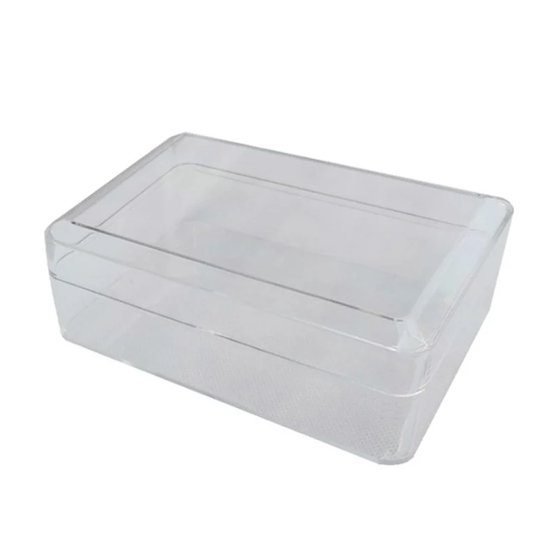 1БР Прозрачни Кутии за Сватбени Подаръци и подаръци Cube Преносим Контейнер-органайзер кутия за съхранение Изображение 3