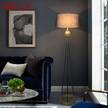 BELLE Nordic Черно лампиона Съвременно изкуство Семейна дневна Спалня Творчески Led Декоративна лампа