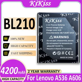 BL210 за Lenovo A536 A606 S820 S820E A750E A770E А656 A766 A658T S650 Батерия за мобилен телефон 4200 mah + Номер за проследяване
