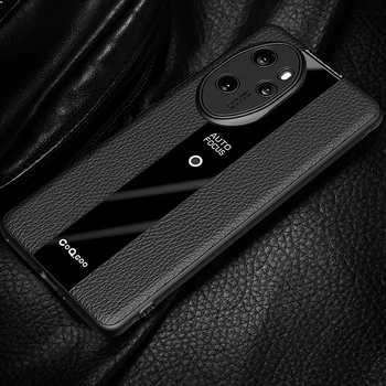 Honor100 Луксозен силиконов калъф за телефон от въглеродни влакна за Huawei Honor 100 Pro с ультратонкой противоплъзгаща защита на Корпуса