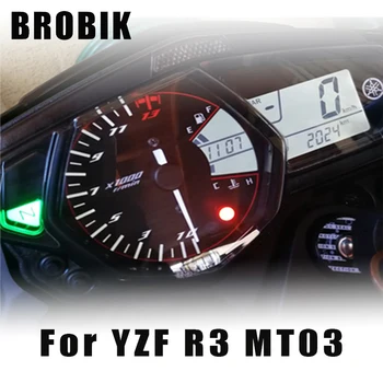 Аксесоари за мотоциклети BROBIK Cluster Дяволът Филм за измерване на скоростта, защитно фолио за екрана YZF R3 MT03
