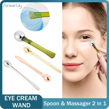 Апликатор за крема за очи, Мини-масажор за очи, Скручивающаяся Масажът пръчка за грижа за кожата около очите Против бръчки