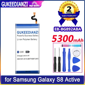 Батерия GUKEEDIANZI EB-BG892ABA 5300 mah за Samsung Galaxy S8 Active SM-G8920 G892F G892A G892L G892 G892V SM-G892L Bateria