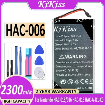  Батерия KiKiss HAC006 2300 mah за Nintendo HAC-A-JCL-C0 HAC-A-JCR-C0 HAC-015/016 HAC-016 Прекъсвач NS Joy-Con Контролирате