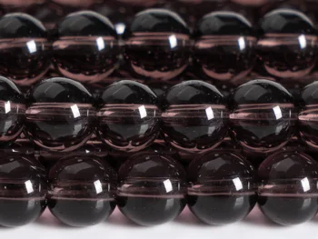 Виолетово-червени стъклени мъниста кристал чисти мъниста гладка кръгла форма Варианти на размери 4/6/8 мм за направата на бижута и аксесоари със собствените си ръце