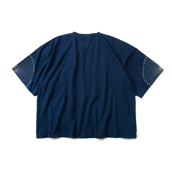 Висококачествена Тениска Оверсайз с бродерия от хризантеми, Ежедневни тениски Y2k, Градинска облекло, Тениски, Дамски дрехи, Мъжки дрехи