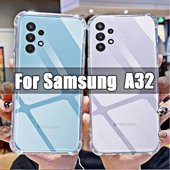За Samsung Galaxy A32 5G и 4G Прозрачен Мек Калъф за телефон сега вход A 32 5g 6,5 