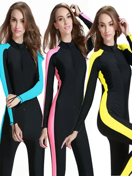 За жените, едно парче бански костюм с дълги ръкави, костюм на медуза, неопрен за сърфиране, водолазный костюм