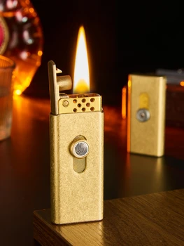 Класическа ретро-керосин запалка, творчески запалки с превръщането запалване на един клик, скъпи мъжки подарък