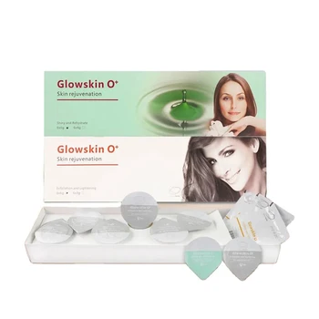 Комплект за лечение на Мехурчета Кислород Co2 Glowskin Capsule шушулките e Green Kit Комплект за Подмладяване Кожата на Лицето Glowskin