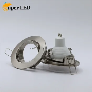 Най-продаваният през Цялата led лампа от сплав с GU10 с регулируем прожектором, Лампа за даунлайта