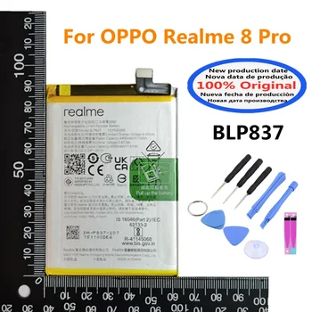 Оригинална батерия BLP837 4500 mah за OPPO Realme 8 Pro 8Pro Качествени батерии за мобилни телефони Bateria