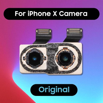 Оригиналната задна камера за iPhone x Plus Задната основна камера с голям обектив, гъвкав кабел x Camera