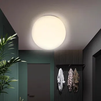 Тавана лампа от скандинавския led стъкло, минималистичные топката осветителни тела за хол, спални, коридор, коридор, тераси, декоративни лампи за помещения