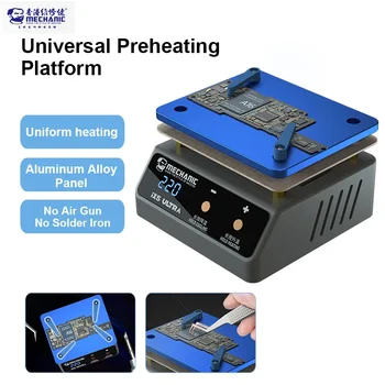 Ултра Универсална платформа за подгряване на MECHANIC iX5, влак ламиниране на дънната платка на мобилния телефон, станция за ремонт на язви на матрицата