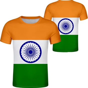 Флаг на Индия 3D Принт Оверсайз Тениска Дамски Мъжки Годишна С Кръгло деколте И Къс Ръкав Забавна Тениска Графични Тениски Индийски Футбол Джърси