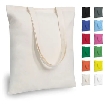 Чанти-тоут от естествен памук; леки тъкани чанти; икономически многократна употреба за хранителни стоки чанти за пазаруване; подаръчни пакети 