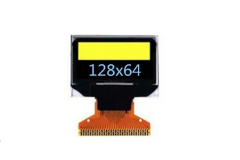 0,96-инчов OLED-дисплей SSD1306 128 * 64 точкова матрица 30pin жълт и син цвят OLED