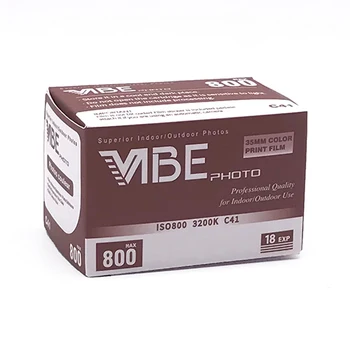 1-10 роли цветен филм VIBE Max 800 ISO 800 135 Негативна филм 18EXP/ролка за фотоапарат Kodak VIBE 501F (срок на годност: 12.2025)