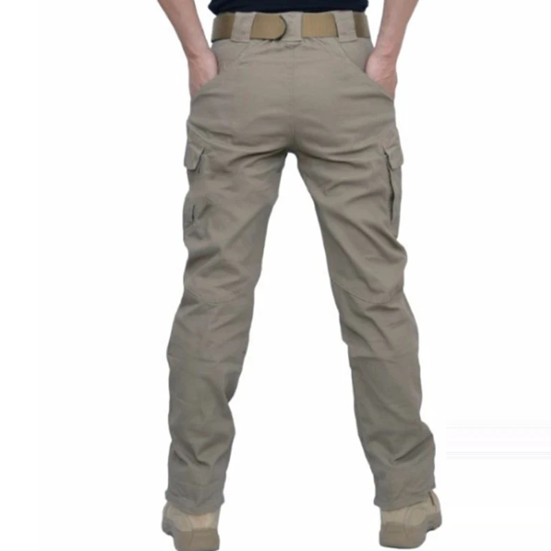 IX9 Градски тактически панталони-карго, мъжки армейските панталони в стил милитари, памучни джобове, стрейчевые панталони за пейнтбола, ежедневни панталони Militar Изображение 5