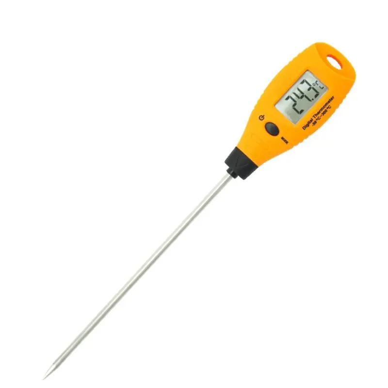 Цифров термометър за храни, LCD дисплей със сензор, кухненски инструмент за измерване на температурата на Изображение 1