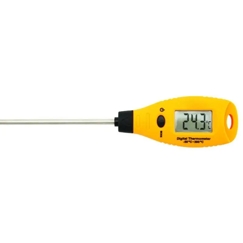 Цифров термометър за храни, LCD дисплей със сензор, кухненски инструмент за измерване на температурата на Изображение 4