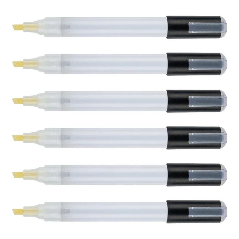 6шт празни маркери за еднократна употреба, празна писалка за рисуване, празна туба за химикалки Изображение 4