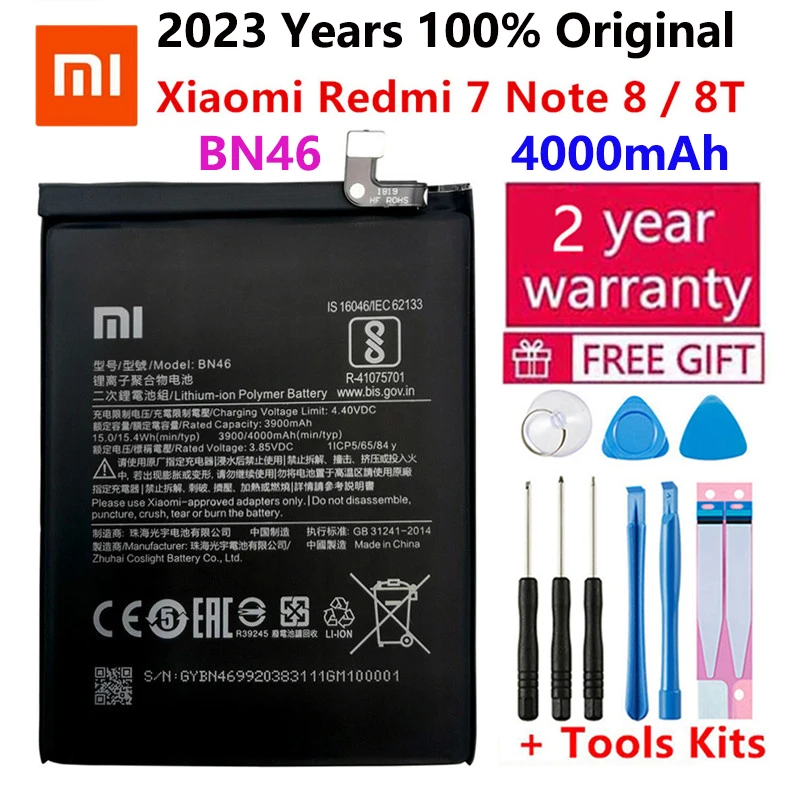Оригинални Сменяеми Батерия XiaoMi За Xiaomi Mi Redmi Note Mix 2 3 3 3 4 4X 4A 4C 5 5A 5S 5X M5 6 6A 7 8 батерии Pro Plus Изображение 2