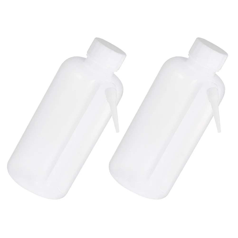 2 бр. Странични за бутилка за изплакване с шнорхел, Опаковки, с широко гърло за лабораторни химикали, Инсталация за пръскане с вода. Изображение 0