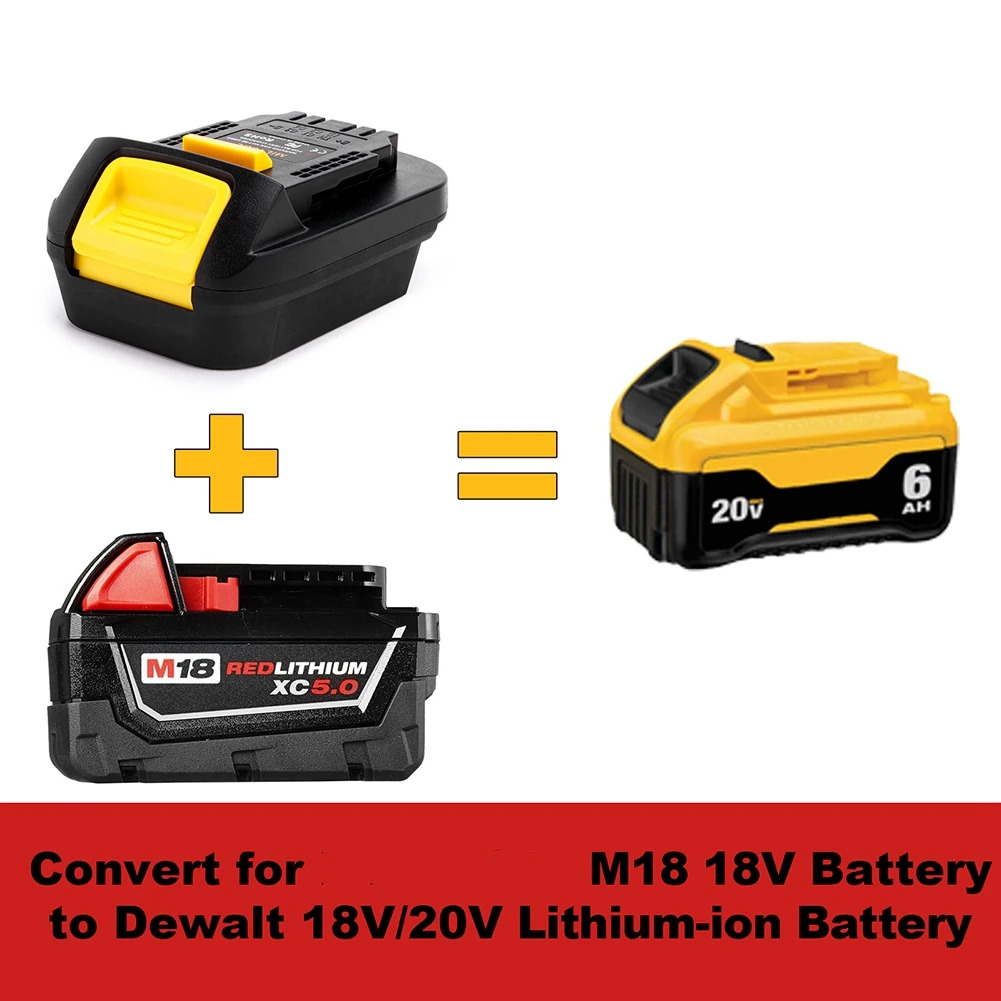 Адаптер преобразувател MIL18DL за серия M18 Преобразува енергията на батерията в 20-за електрически инструменти Dewalt Ит 18/20 Волта Изображение 4