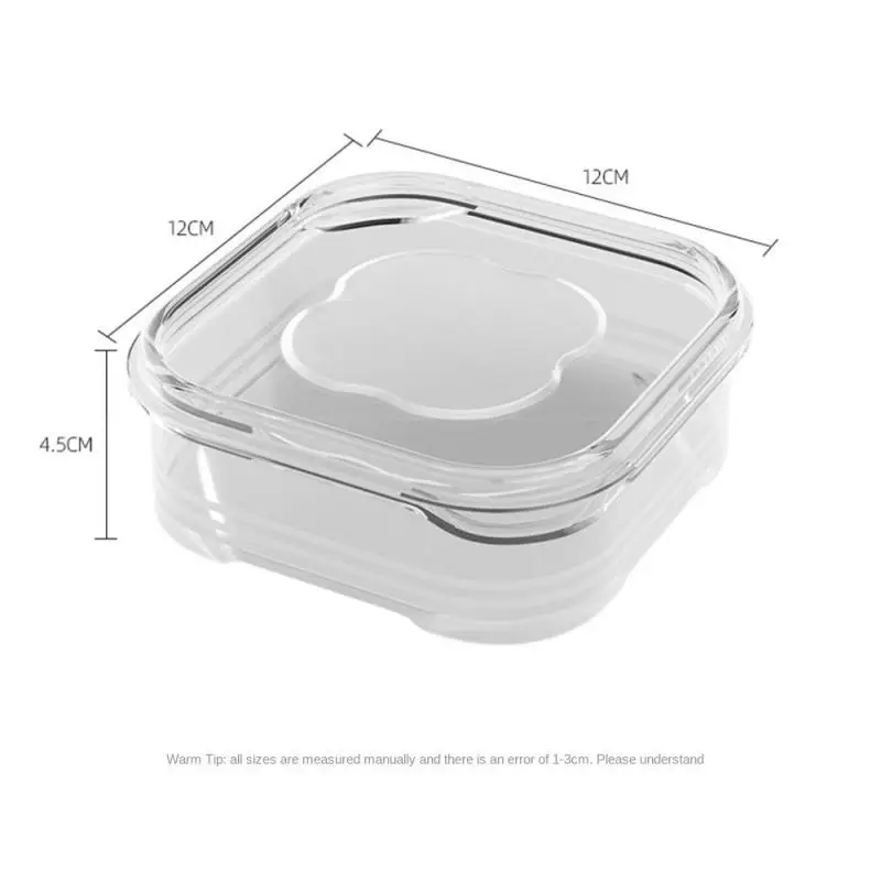 Кутия за прикорма Преносима Прозрачна Голям капацитет за съхранение С капак на Контейнер за пресни продукти В Хладилник Калъф за запазване на свеж Изображение 4