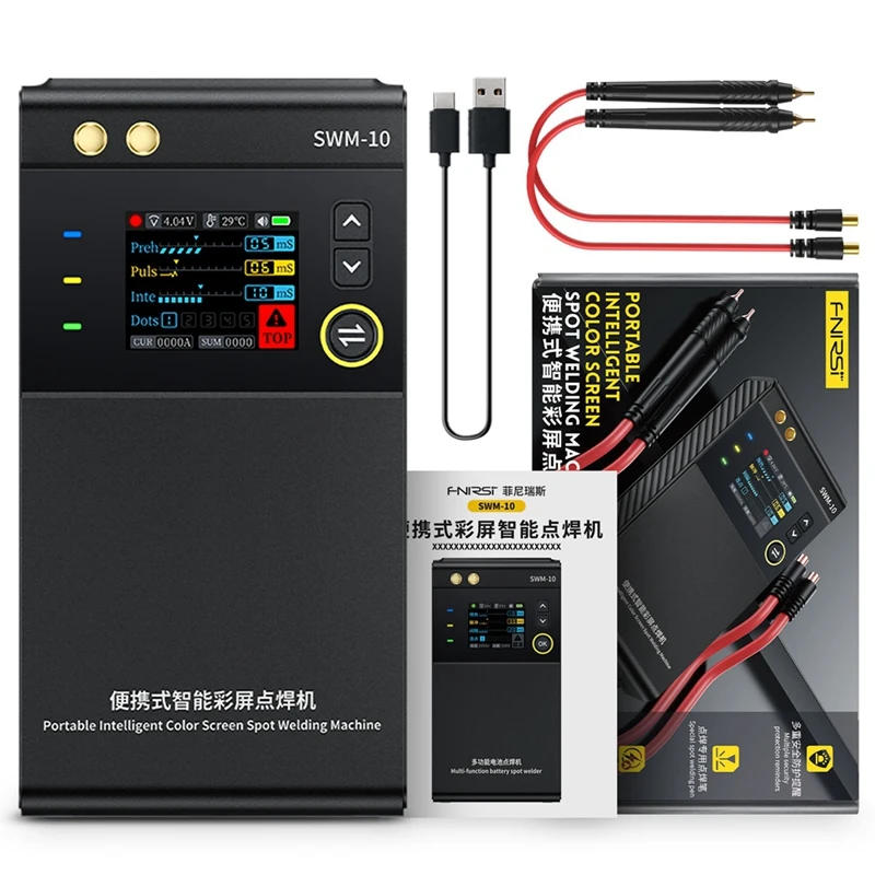 Батерия FNIRSI SWM-10 за спот заваряване DIY Мини-заваръчни машини 18650 Акумулаторен блок Заваряване инструмент 5000 mah, свариваемый 0,25 мм Изображение 0