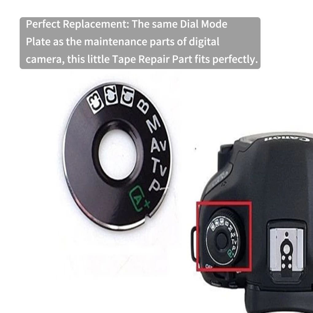 Панел за управление на режима на набиране на номера, капак за ремонт, детайл за ремонт черен цифров фотоапарат Изображение 0