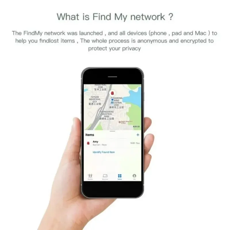 Смарт Bluetooth GPS тракер, етикет, работещ с приложението 