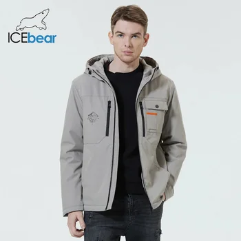 ICEbear 2023 Нови Мъжки якета на Високо качество, Мъжки якета С качулка, Мъжки Къс Пролетно Облекло MWC22782I